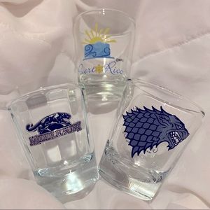 Bundle of 3 Shot Glasses